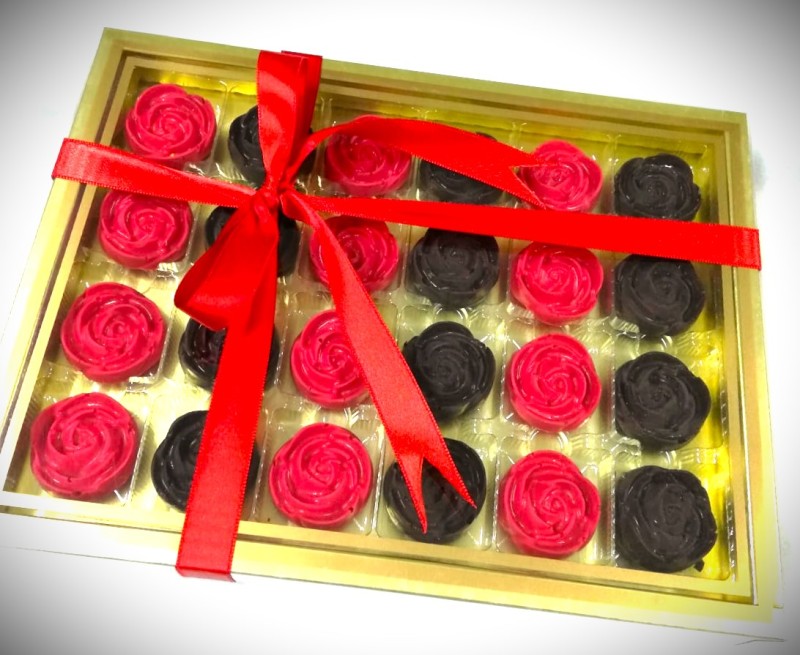 Kutu Çikolata Gül