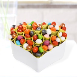 Renkli Kalp Drajeler