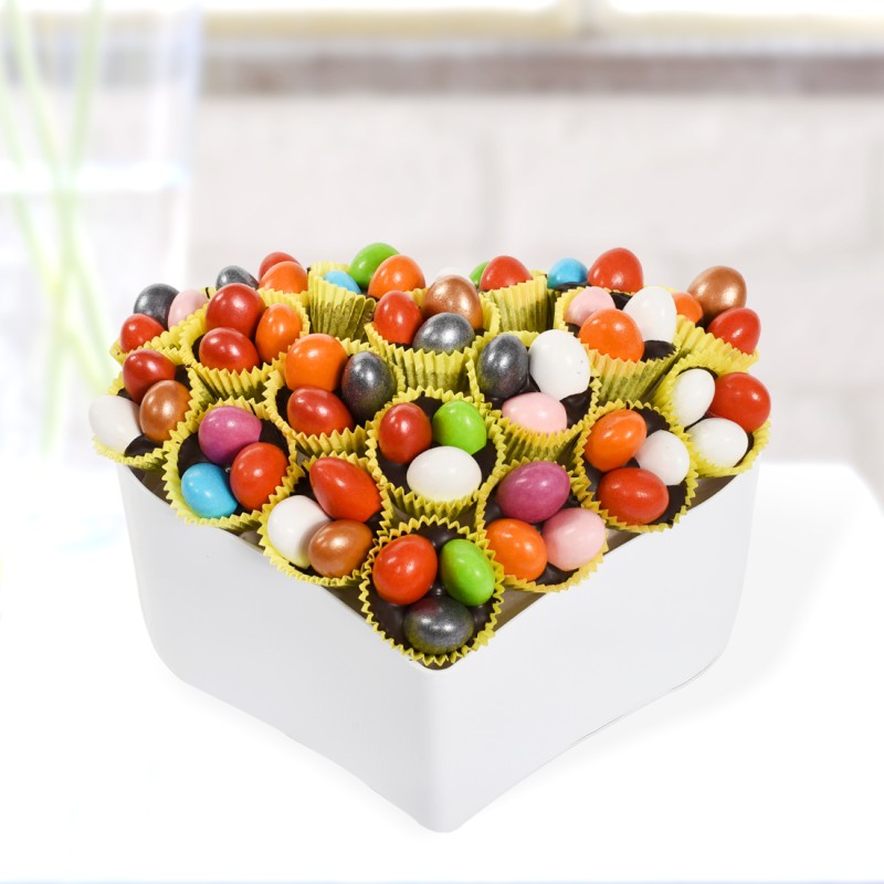 Renkli Kalp Drajeler