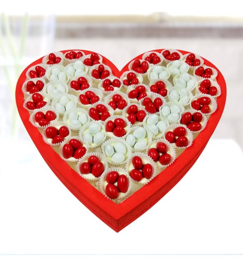 Draje çikolata kalp