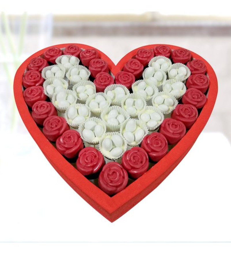 Kırmızı Kalp Çikolata